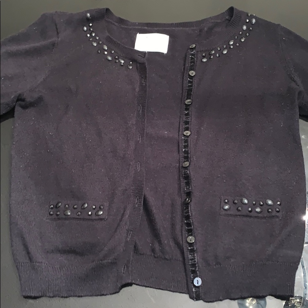 A black diamond sweater